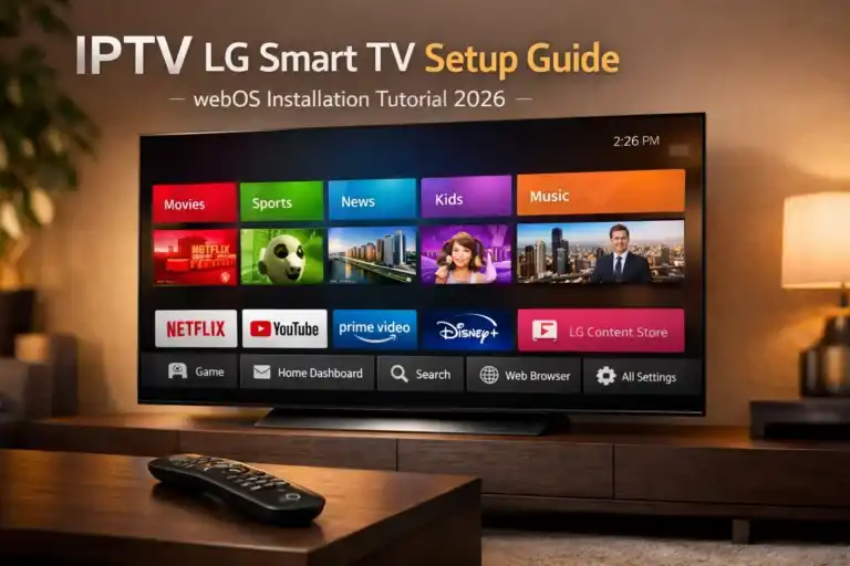 IPTV Setup Guide lg smart tv